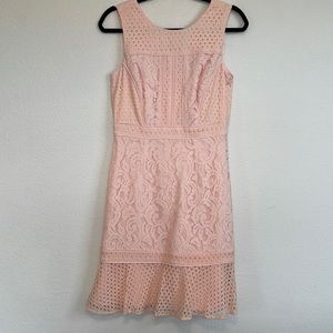 Antonio Melani Pale Pink Lace Dress